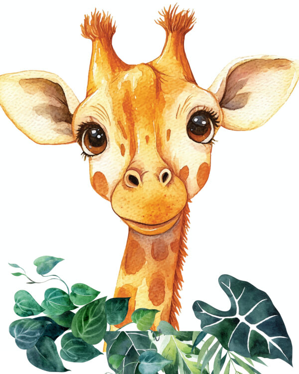 Affiche Prénom bébé savane à personnaliser – Image 3