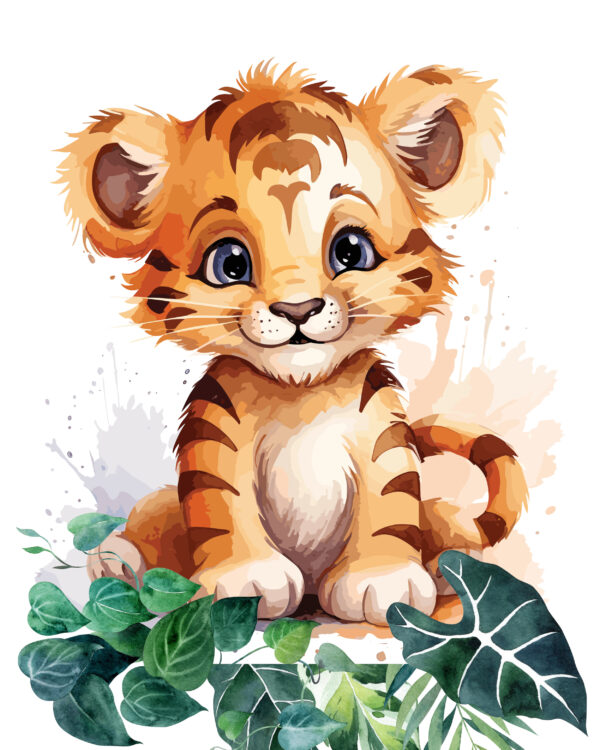 Affiche Prénom bébé savane à personnaliser – Image 8