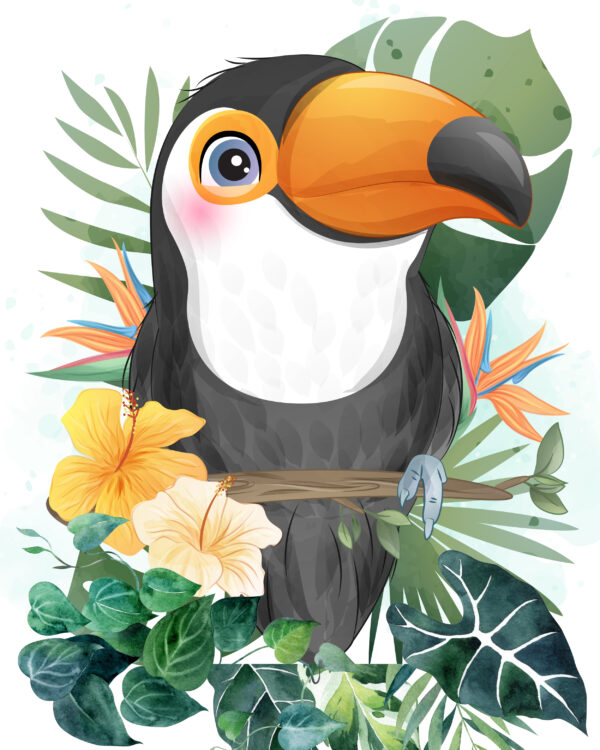 Affiche Prénom bébé savane à personnaliser – Image 9