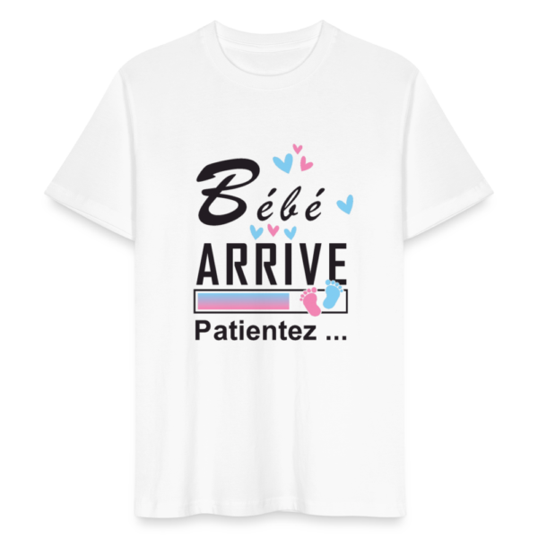 T-shirt Unisexe - Bébé arrive style 2 – Image 2