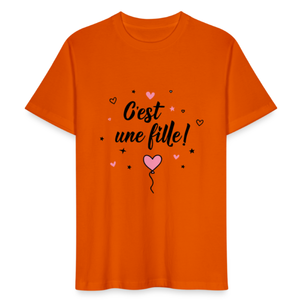 T-shirt Unisexe - c'est une fille – Image 9