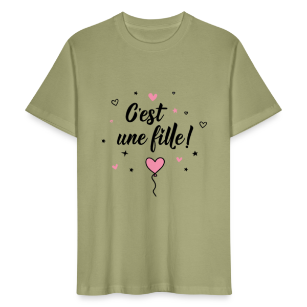 T-shirt Unisexe - c'est une fille – Image 8