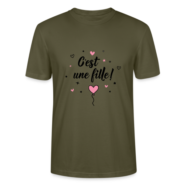 T-shirt Unisexe - c'est une fille – Image 7
