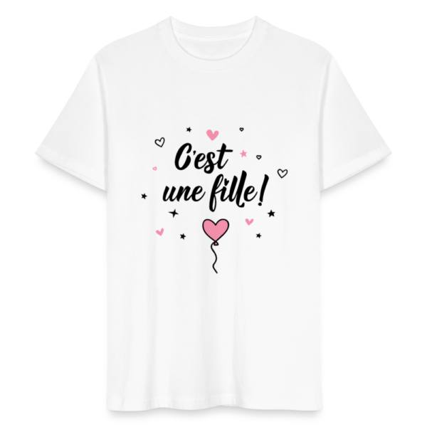 T-shirt Unisexe - c'est une fille – Image 4