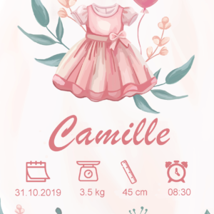 Affiche robe