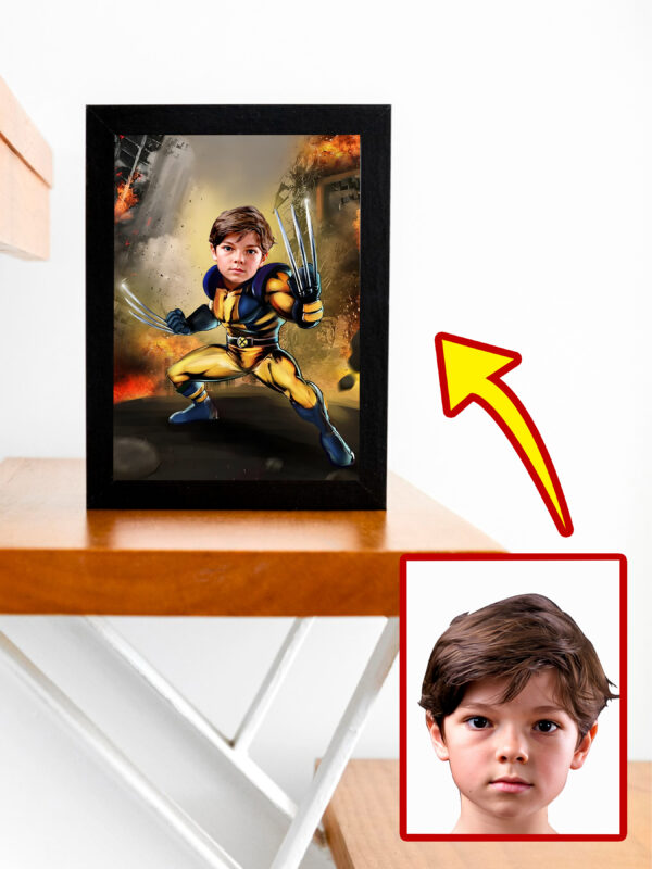 Poster Portrait Personnalisé - Wolverine – Image 2