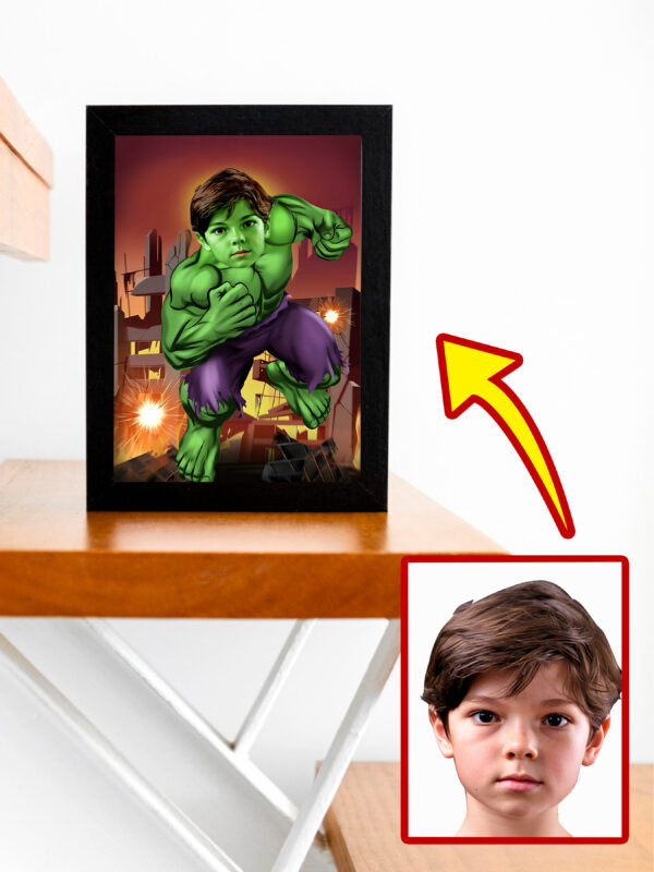 Poster Portrait Personnalisé - Hulk – Image 2